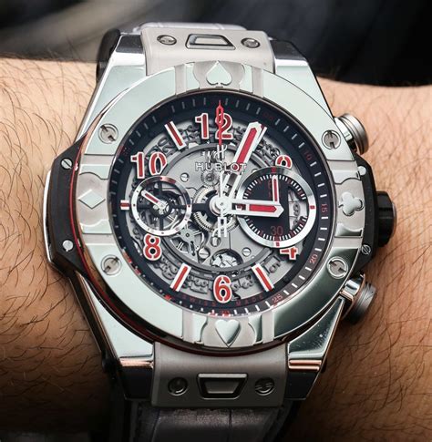 hublot poker watch|hublot unico world tour watch.